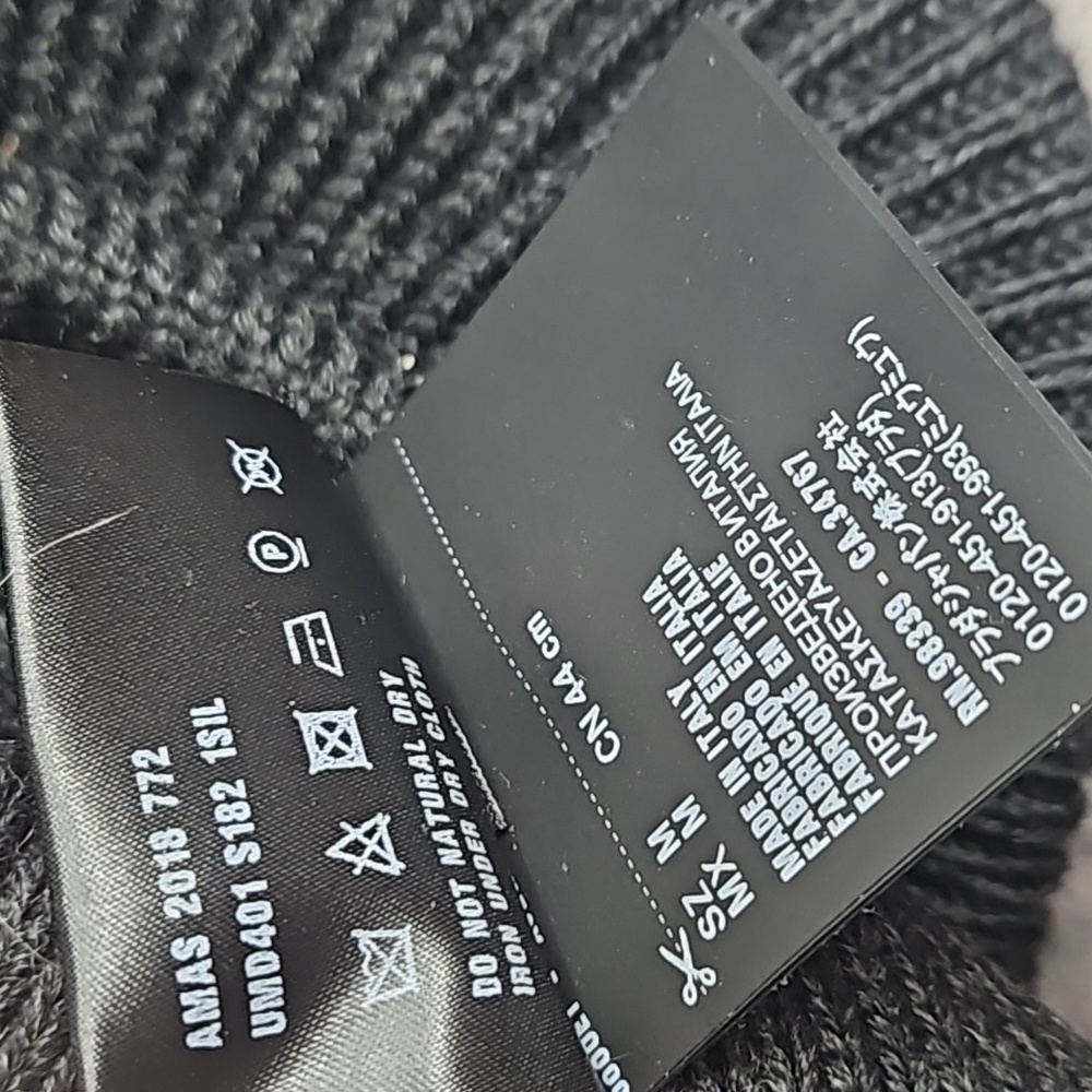 Prada Gray Green Blue Wool Beanie Cap Headband Earmuff Brimmed Hat Sz. M - Picture 9 of 9